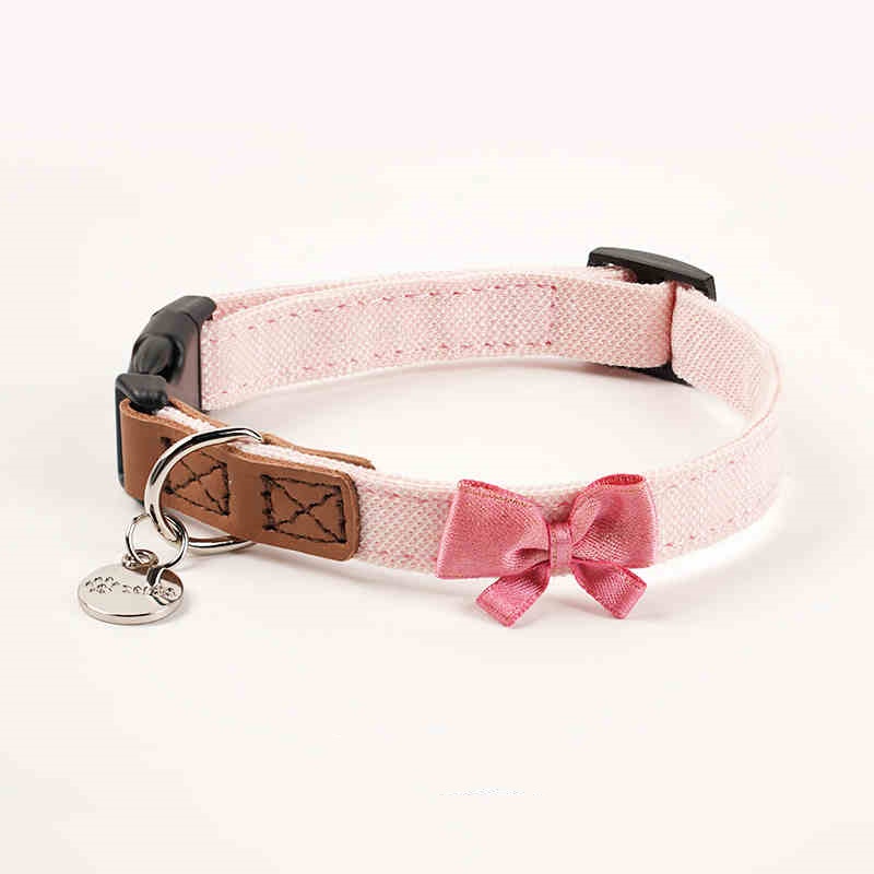 Gingham Bow Collar