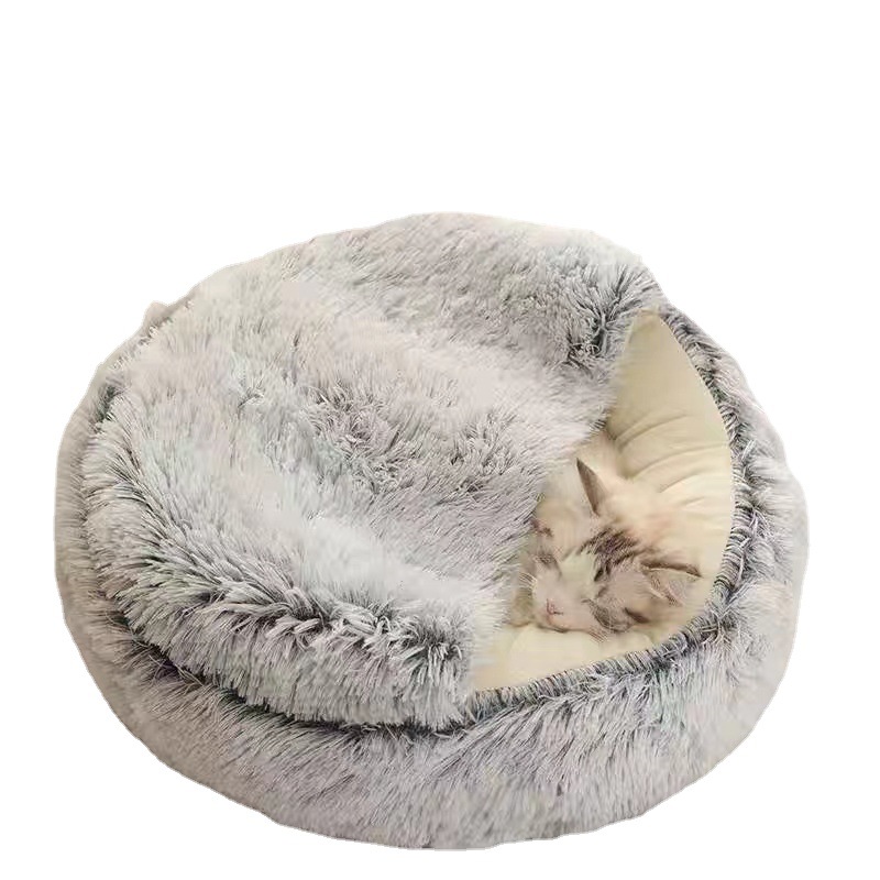 Half-Covered Cat Bed
