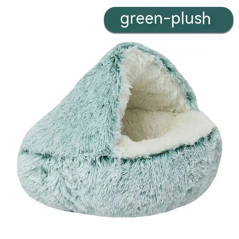 Half-Covered Cat Bed
