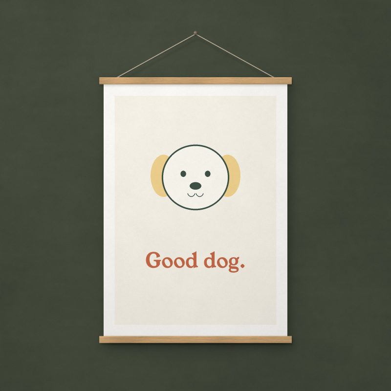Good Dog Print – A4