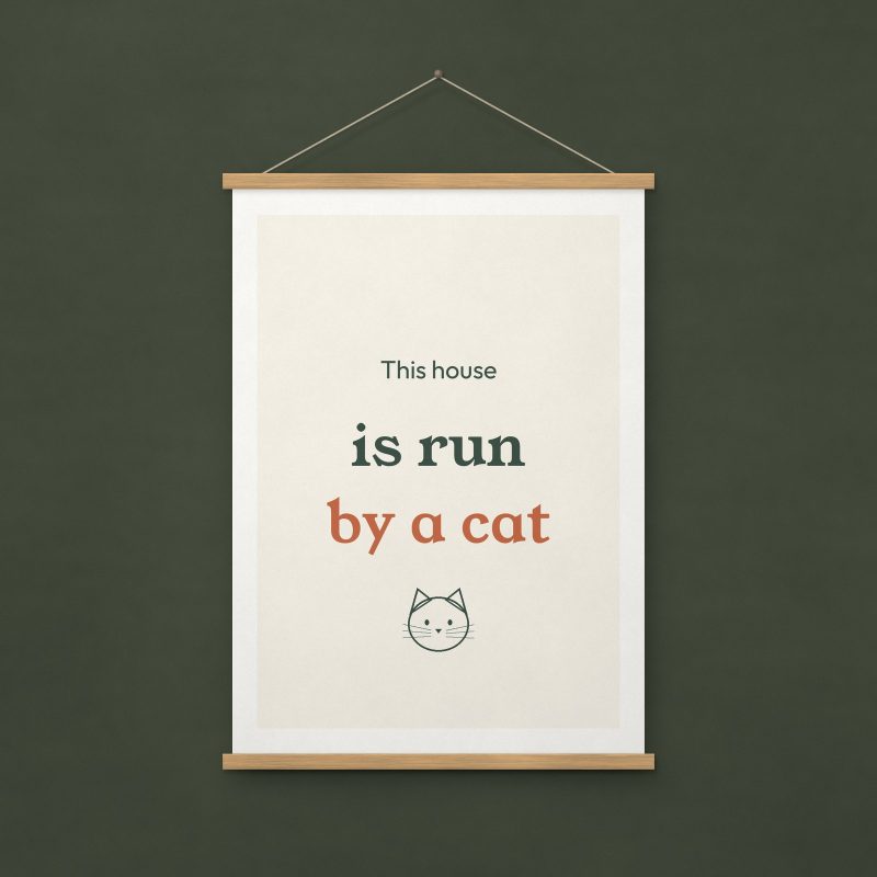 Cats Rule Print – A4