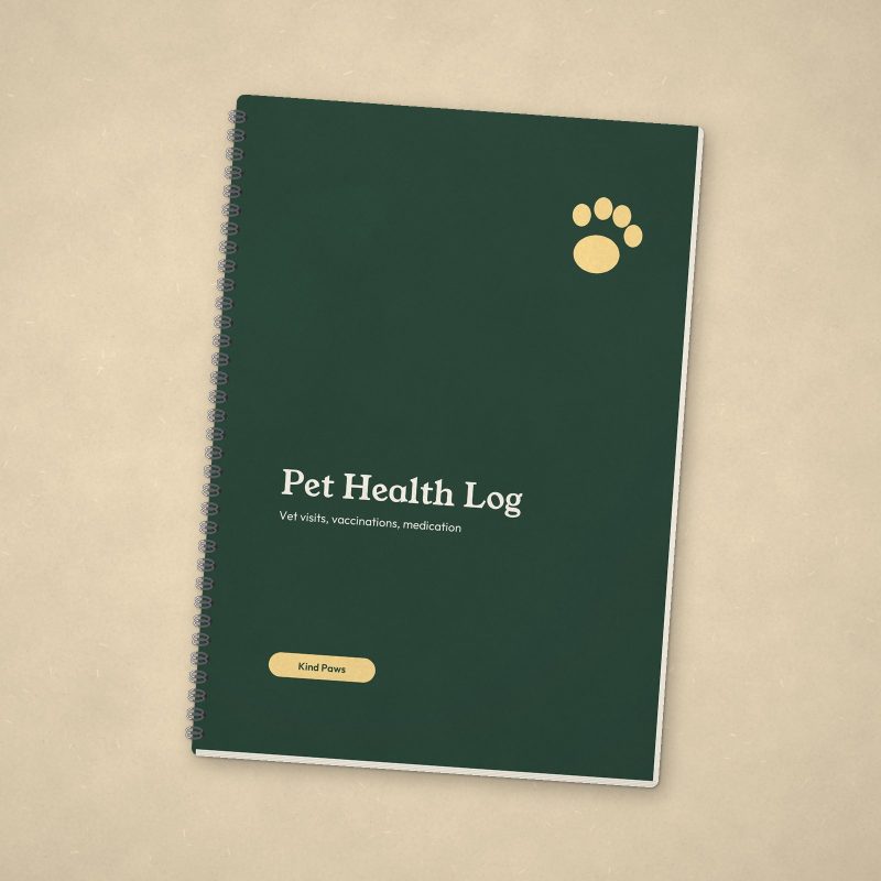 Pet Health Log – Forest