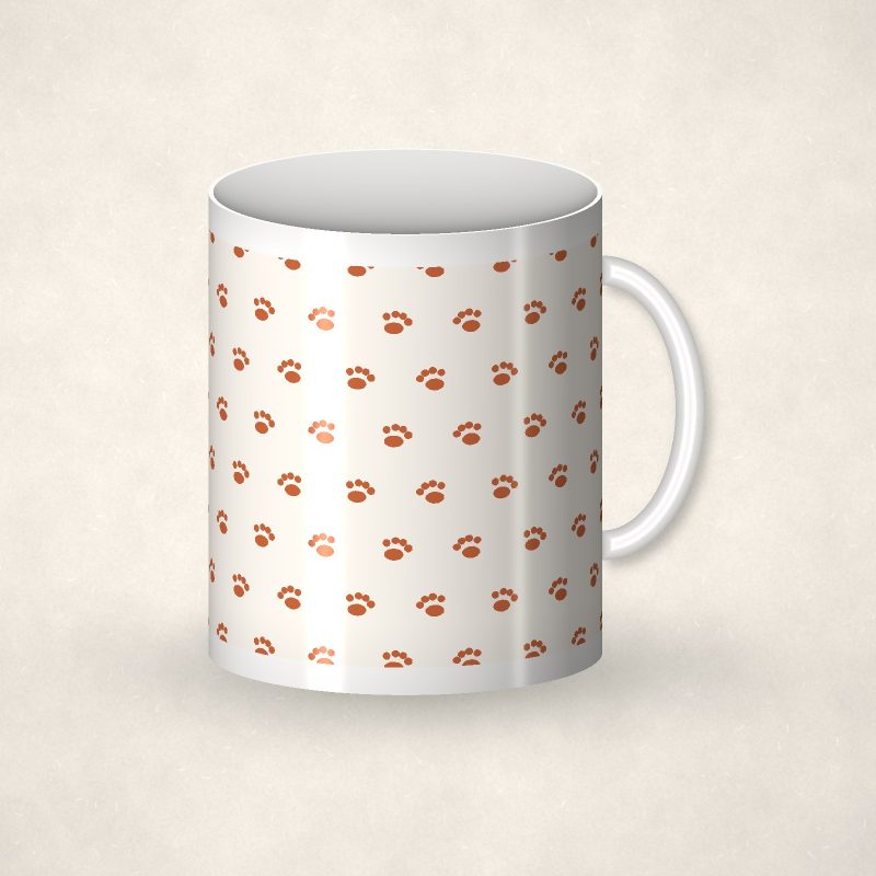 Paw Print Mug