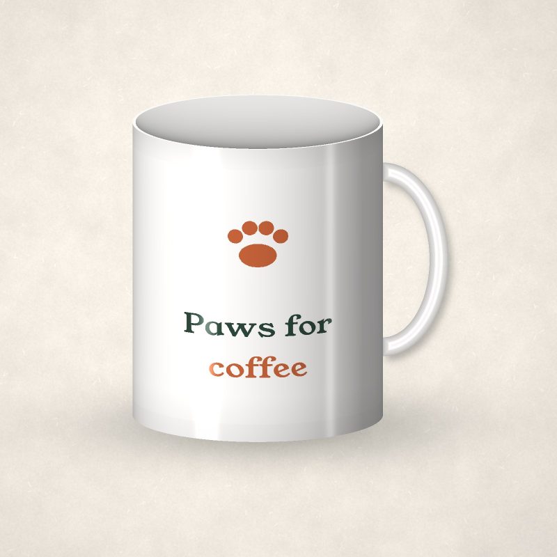 Paws for Coffee Mug