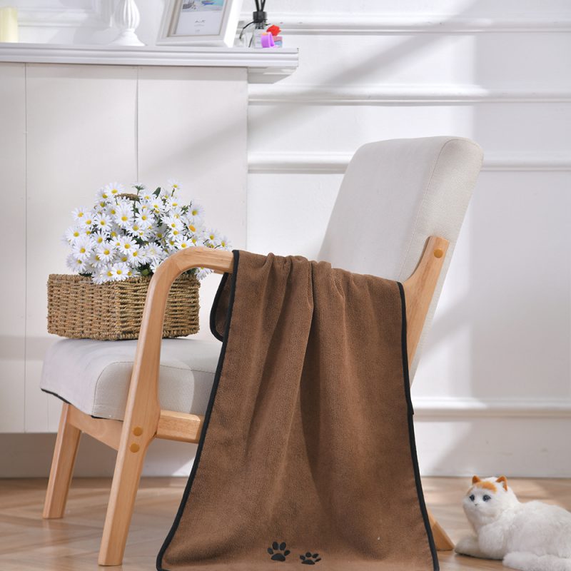 Paw Print Dog Towel