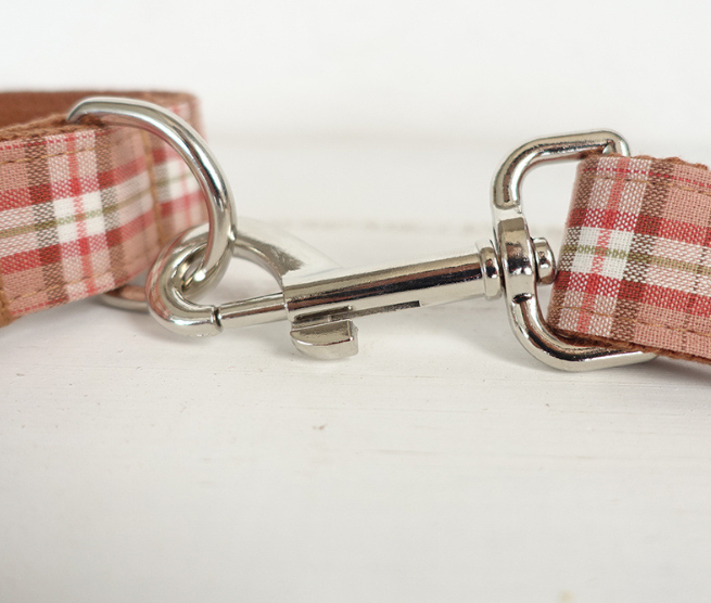 Plaid Bow Collar & Lead