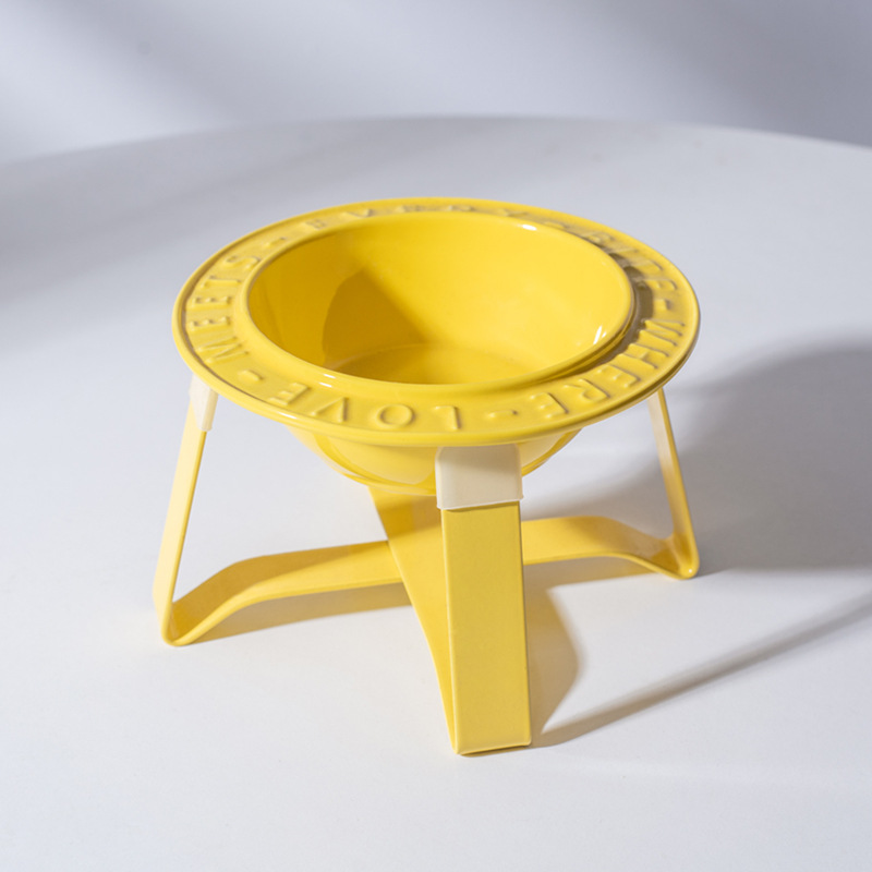 Raised Ceramic Bowl with Stand