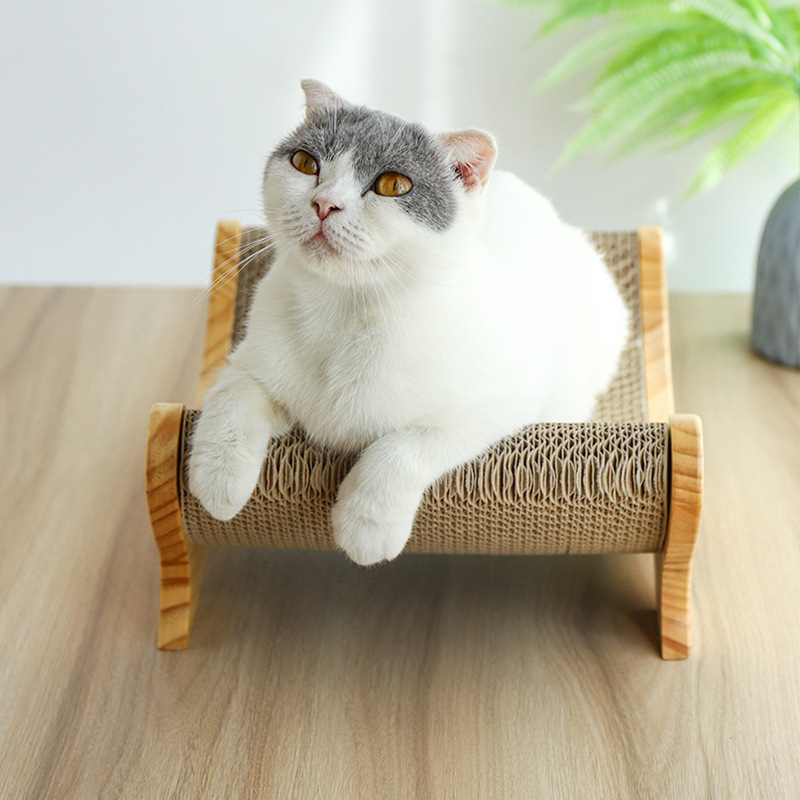 Wooden Lounger Scratcher